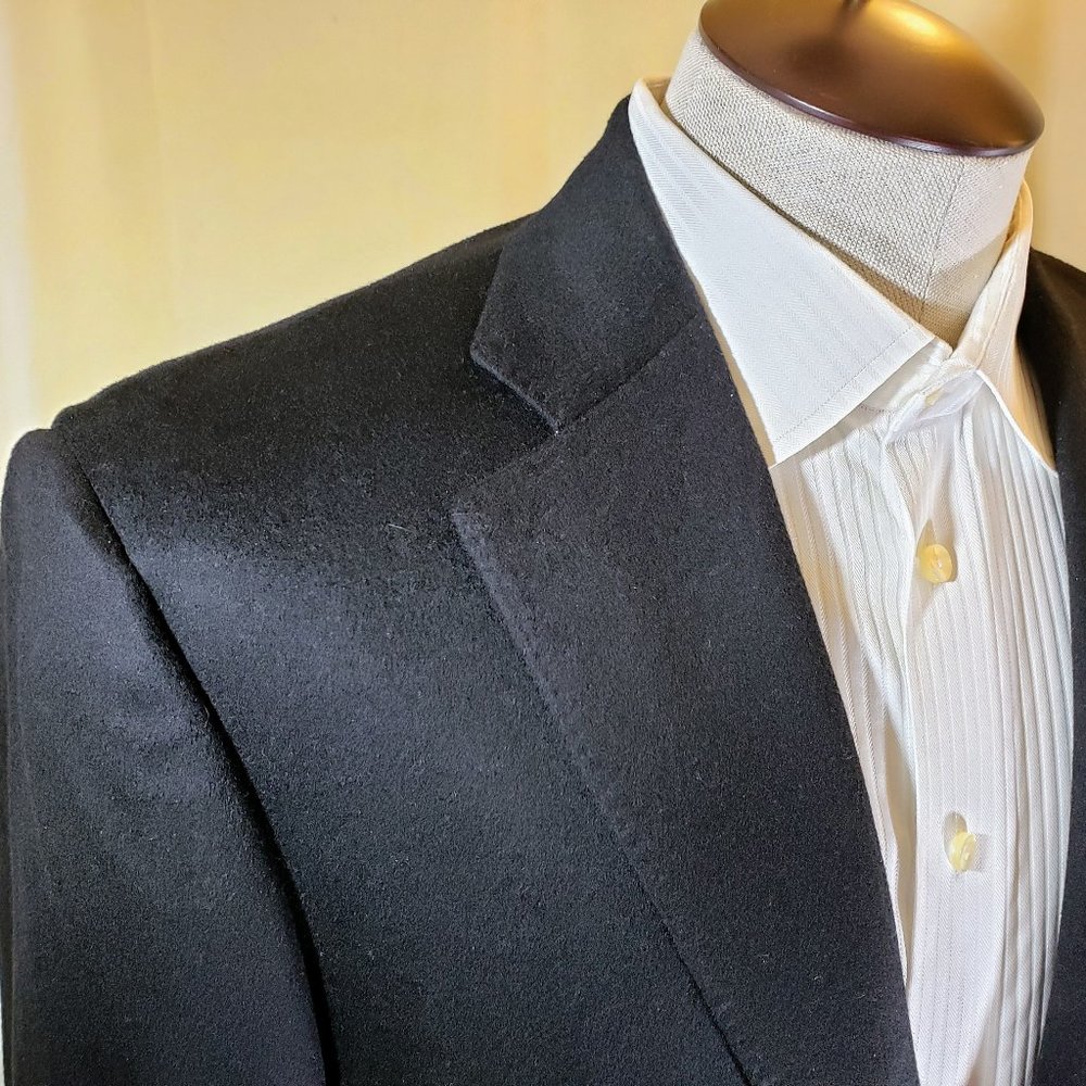 Canali- Black- 100% Cashmere 40S (52C) NWOT
